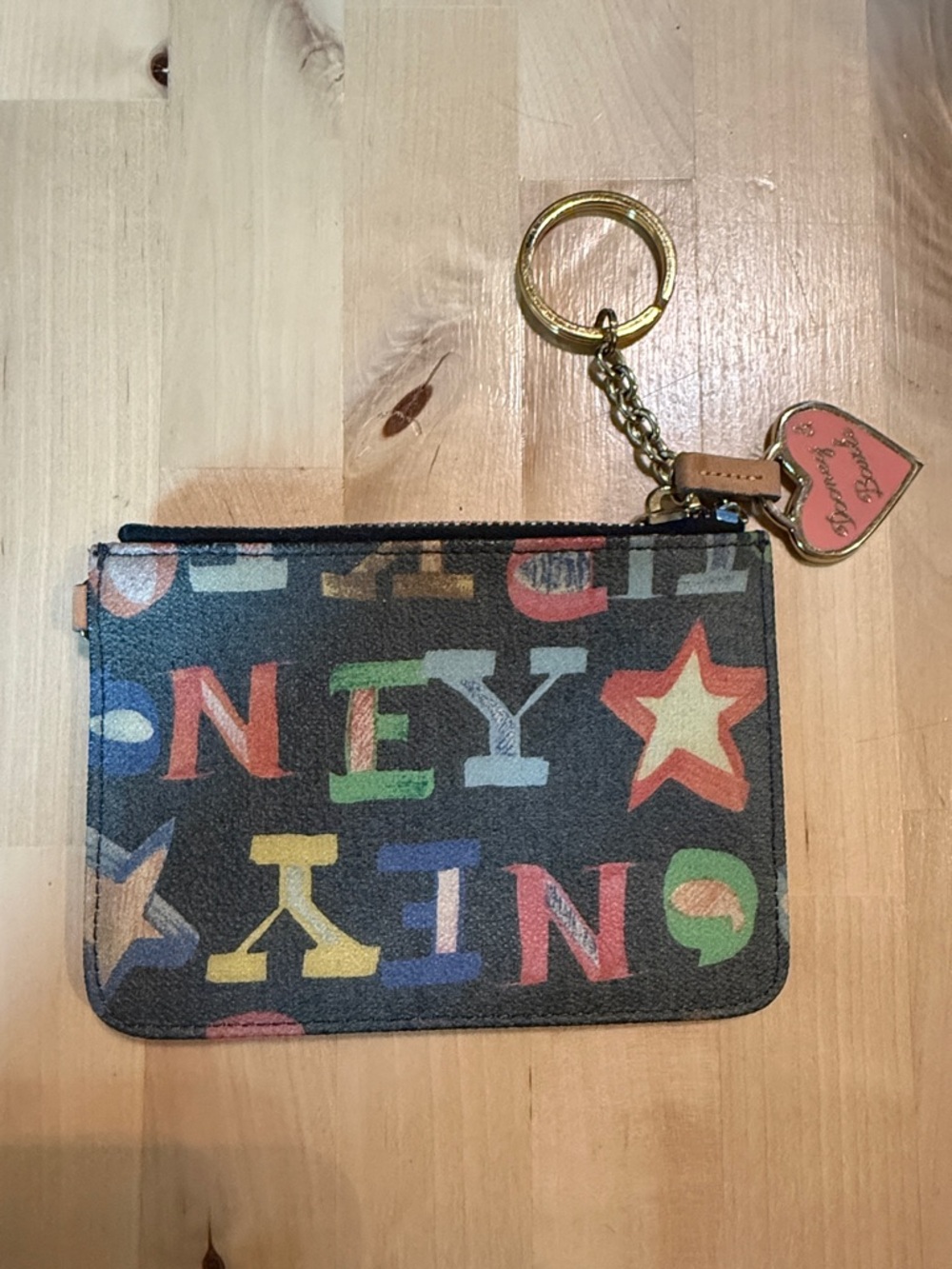 Vintage 90s Dooney & Bourke Graffiti Mini Pouch